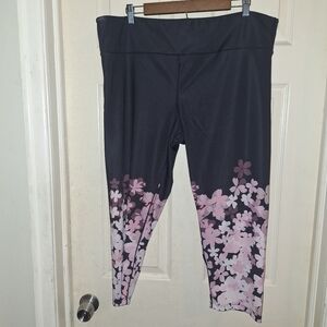 No brand 3XL floral print leggings